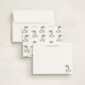 "Pawfect" - Personalized Stationery Cards in Evergreen by Megan Davis - Assembled