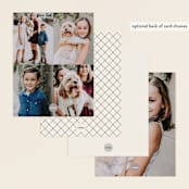 "Masculine Note" - Personalized Stationery Cards in Ivory by Jessica Corliss - Back of Card Options