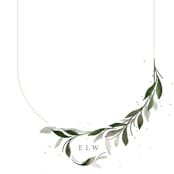 "Cameo" - Personalized Stationery Cards in Sage by Erin L. Wilson - Detail