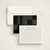 "Understated" - Personalized Stationery Cards in Sand by Susan Zinader - Assembled