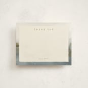 "Brittanica" - Personalized Stationery Cards in Mist by Robert and Stella - Front