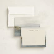 "Brittanica" - Personalized Stationery Cards in Mist by Robert and Stella - Assembled
