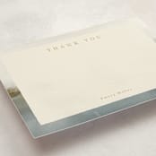 "Brittanica" - Personalized Stationery Cards in Mist by Robert and Stella - Detail