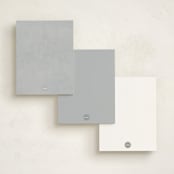 "Mountain View" - Personalized Stationery Cards in Stone by Erin German - Back of Card Options