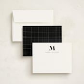 "Sigma" - Personalized Stationery Cards in Ice by chocomocacino - Assembled