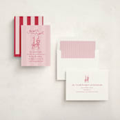 "Sixteen Bow Candles" - Sweet Sixteen Party Invitations in Cherry by Tamara Hilje - Assembled