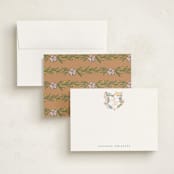 "Montecito Crest" - Personalized Stationery Cards in Petal by Petra Kern - Assembled