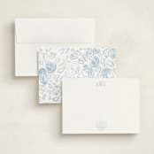 "Seashell " - Personalized Stationery Cards in Shell by Shiny Penny Studio - Assembled