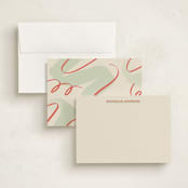 "Highlight" - Personalized Stationery Cards in Mint by elithing - Assembled