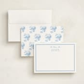"Cheseapeake" - Personalized Stationery Cards in Sky Blue by Megan Davis - Assembled