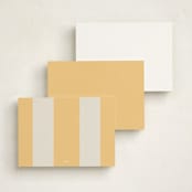 "Campania" - Personalized Stationery Cards in Sorbetto by Megan Davis - Back of Card Options