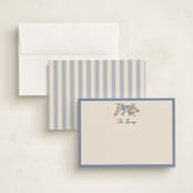 "A wedding in Low Country" - Personalized Stationery Cards in Cornflower by Chris Griffith - Assembled