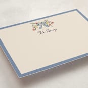 "A wedding in Low Country" - Personalized Stationery Cards in Cornflower by Chris Griffith - Detail
