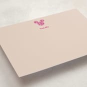 "you make the class shimmer" - Personalized Stationery Cards in Blush by CDesignbychen - Detail
