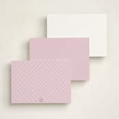 "Princess Party" - Personalized Stationery Cards in Silk by JeAnna Casper - Back of Card Options
