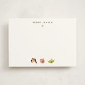 "Pixar's Toy Story Toys" - Personalized Stationery Cards in Cloud by Dani Lugato - Front