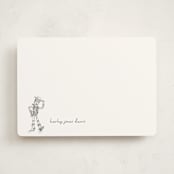 "Pixar's Toy Story in pencil" - Personalized Stationery Cards in Cloud by Anna Black - Front