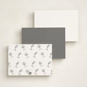 "Pixar's Toy Story in pencil" - Personalized Stationery Cards in Cloud by Anna Black - Back of Card Options