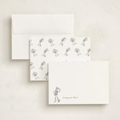 "Pixar's Toy Story in pencil" - Personalized Stationery Cards in Cloud by Anna Black - Assembled