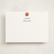 "Sportsy" - Personalized Stationery Cards in Ice by Teju Reval - Front