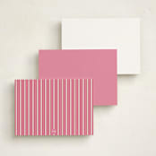 "Colorful Wishes" - Personalized Stationery Cards in Gumdrop by Alston Foster - Back of Card Options