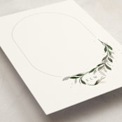 "Cameo" - Personalized Stationery Cards in Sage by Erin L. Wilson - Detail