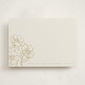 "Maddie" - Personalized Stationery Cards in Sea Shell by Vera Lim - Front