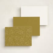 "Maddie" - Personalized Stationery Cards in Sea Shell by Vera Lim - Back of Card Options
