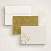 "Maddie" - Personalized Stationery Cards in Sea Shell by Vera Lim - Assembled