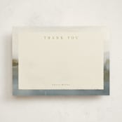 "Brittanica" - Personalized Stationery Cards in Mist by Robert and Stella - Front