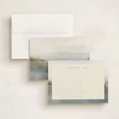 "Brittanica" - Personalized Stationery Cards in Mist by Robert and Stella - Assembled