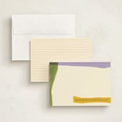 "Landscape Notes" - Personalized Stationery Cards in Gems by Pati Cascino - Assembled