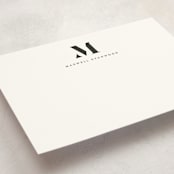 "Sigma" - Personalized Stationery Cards in Ice by chocomocacino - Detail