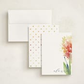 "Big Bloom" - Personalized Stationery Cards in Petal by sue prue - Assembled