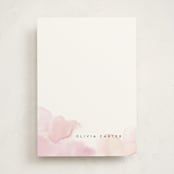 "Offshore" - Personalized Stationery Cards in Coral by Creo Study - Front