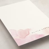 "Offshore" - Personalized Stationery Cards in Coral by Creo Study - Detail