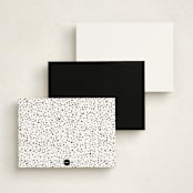 "Just a little wild" - Personalized Stationery Cards in Snow Leopard by Lea Delaveris - Back of Card Options