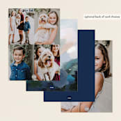 "Light Seeker" - Personalized Stationery Cards in Bahama by Nicole Walsh - Back of Card Options