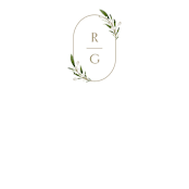 "Soft Sprigs" - Personalized Stationery Cards in Champagne by Jennifer Postorino - Detail