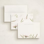 "Floral Impression" - Personalized Stationery Cards in Rose by frau brandt - Assembled