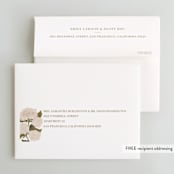"Hydrangea" - Bridal Shower Thank You Cards in Blush by Leah Bisch - FREE Recipient Addressing
