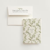"Aveline" - Bridal Shower Thank You Cards in Diamond by Kate Ahn - Card with Envelope