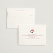 "Romantic Roses" - Bridal Shower Thank You Cards in Blush by Teju Reval - FREE Recipient Addressing