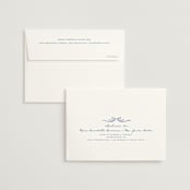 "Yay" - Bridal Shower Thank You Cards in Jeans by Petra Kern - FREE Recipient Addressing
