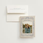 "Yay" - Bridal Shower Thank You Cards in Jeans by Petra Kern - Card with Envelope