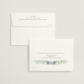 "Wedgewood" - Bridal Shower Thank You Cards in Cerulean by Susan Moyal - FREE Recipient Addressing