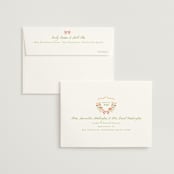 "Grandview" - Bridal Shower Thank You Cards in Sunset by Melanie Kosuge - FREE Recipient Addressing