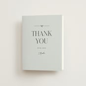 "Palmer" - Bridal Shower Thank You Cards in Delphinium by Pixel and Hank - Front