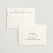 "Palmer" - Bridal Shower Thank You Cards in Delphinium by Pixel and Hank - FREE Recipient Addressing