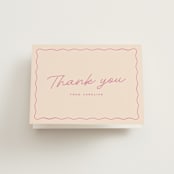 "candlesticks" - Bridal Shower Thank You Cards in Bubblegum by Ellen Schlegelmilch - Front